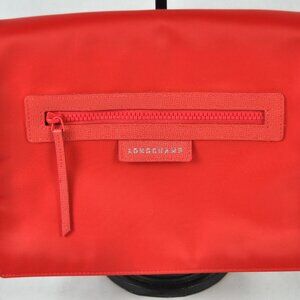 Longchamp Le Pliage Neo Messenger Bag Nylon Crossbody, Red